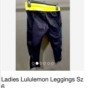 Workout crop pants Lululemon